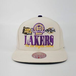 Mitchell & Ness‎ NBA Los Angeles Lakers Reframe Retro Cap Snapback Beige Cap
